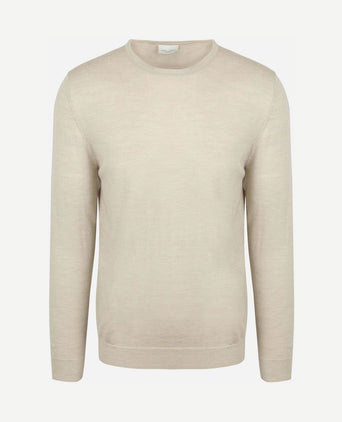Pullover merinowol beige