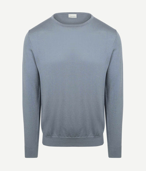 Profuomo pullover merinowol blauw