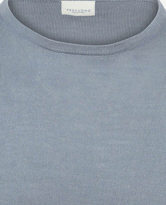 Pullover merinowol blauw
