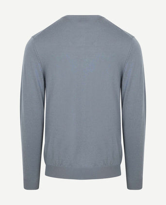 Pullover merinowol blauw