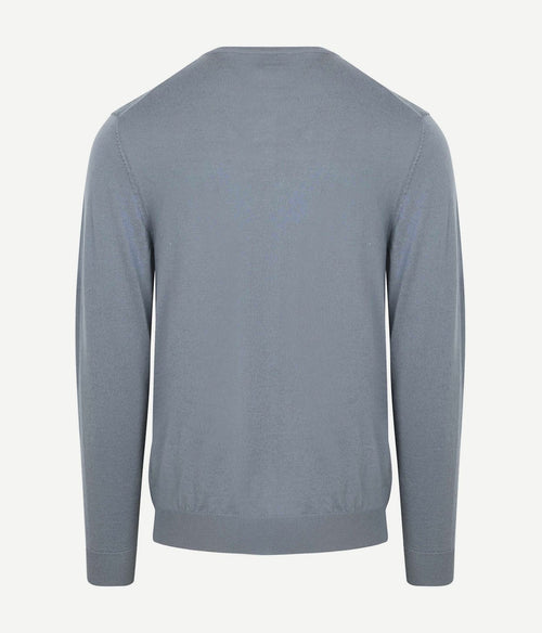 Profuomo pullover merinowol blauw
