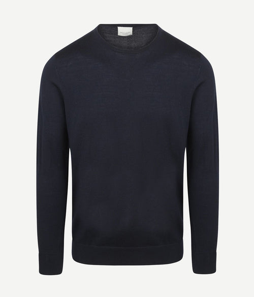 Profuomo pullover merinowol donkerblauw