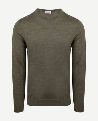 Profuomo pullover merinowol olive