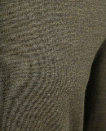 Pullover merinowol olive