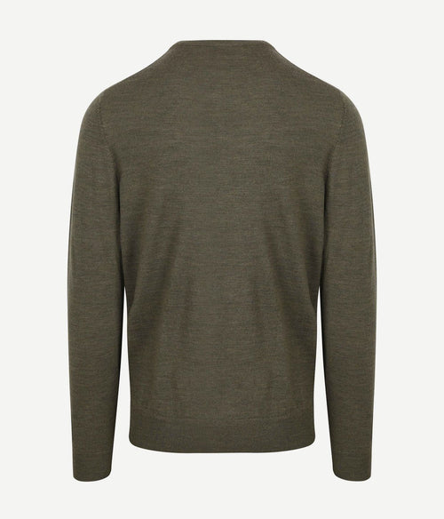 Profuomo pullover merinowol olive