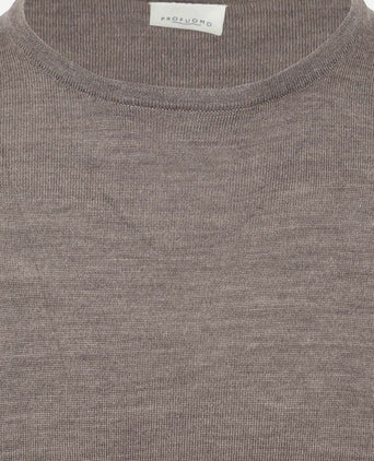 Pullover merinowol taupe