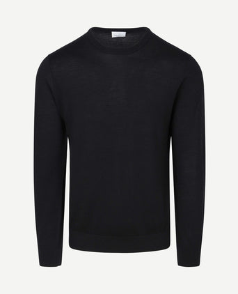 Pullover merinowol zwart