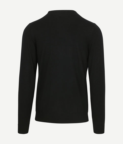 Profuomo pullover merinowol zwart