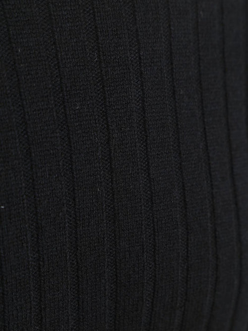 Profuomo pullover rib wol blend donkerblauw