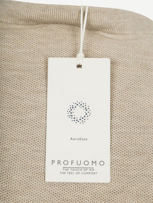 Pullover structure beige