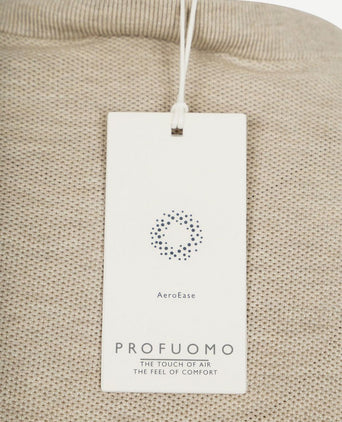 Pullover structure beige