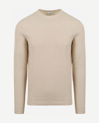 Pullover textured ecru