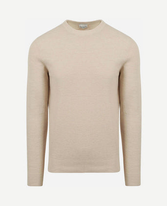 Pullover textured ecru