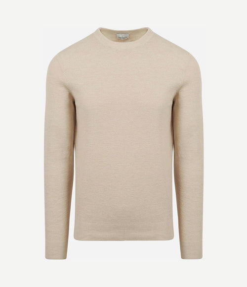 Pullover textured ecru