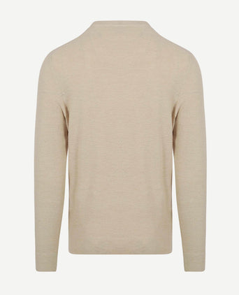 Pullover textured ecru