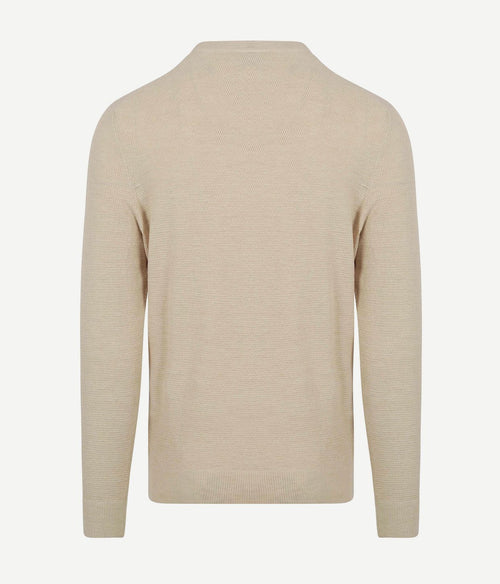 Profuomo pullover textured ecru
