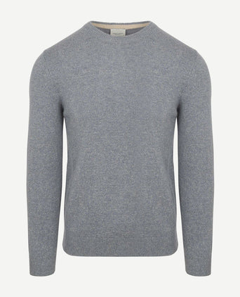 Pullover wol blend blauw