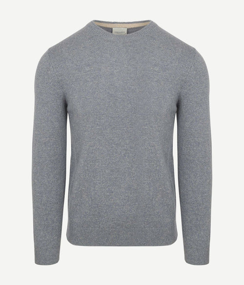 Pullover wol blend blauw