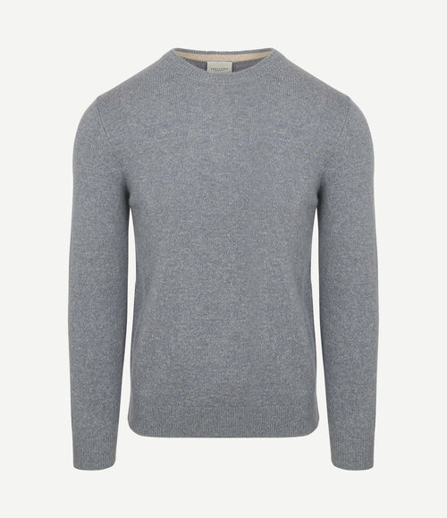 Pullover wol blend blauw