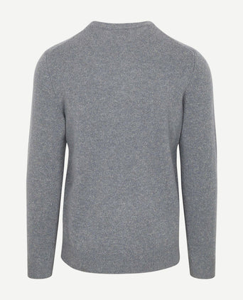 Pullover wol blend blauw