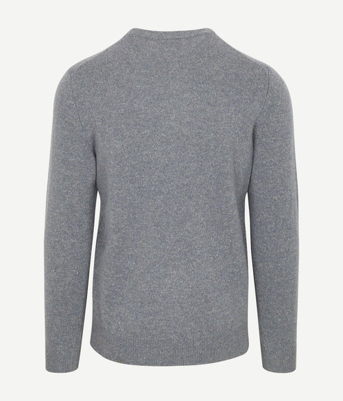 Profuomo pullover wol blend blauw