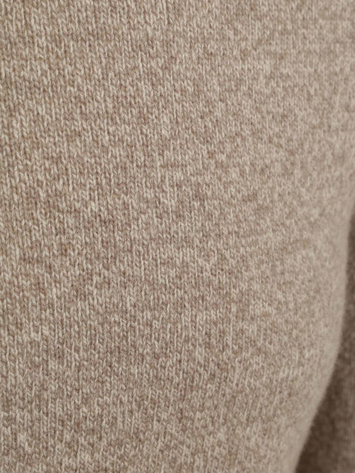 Pullover wol blend sand