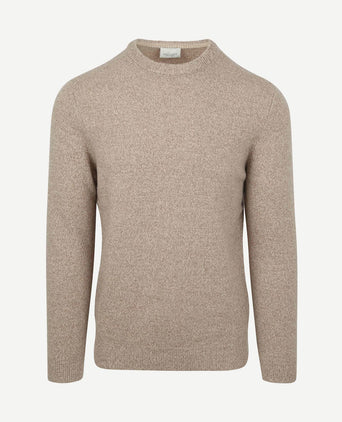 Pullover wol blend sand
