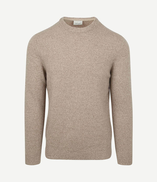 Pullover wol blend sand