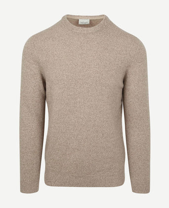 Pullover wol blend sand