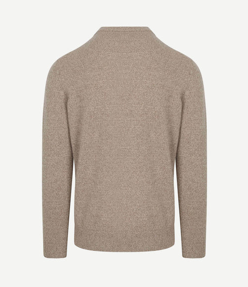 Pullover wol blend sand