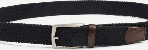 Geweven riem donkerblauw