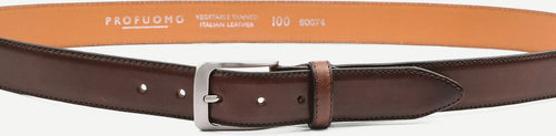 Leren riem polish bruin