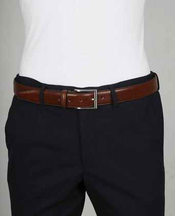 Profuomo riem kalfsleer bruin