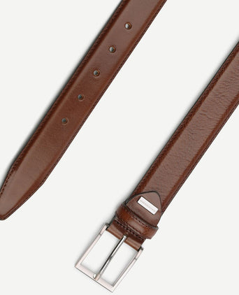 Profuomo riem kalfsleer bruin