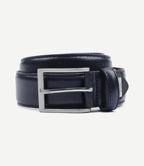 Riem leer donker blauw