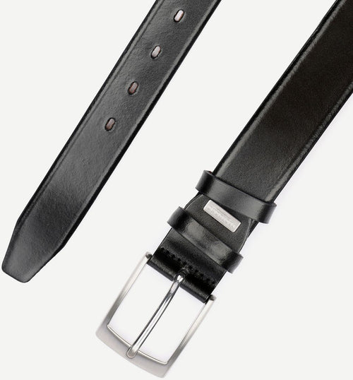 Profuomo riem leer zwart