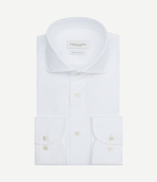 Royal twill overhemd wit
