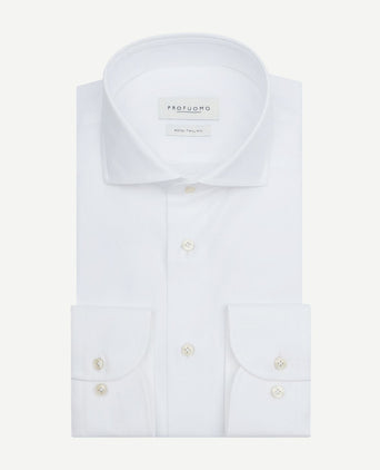 Royal twill overhemd wit