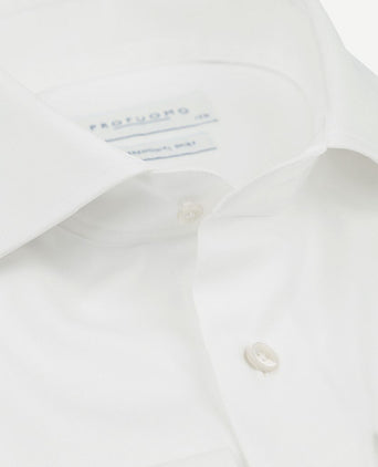 Shirt cutaway dubbel manchet off white