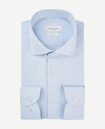 Profuomo shirt extra lange mouwen cutaway lichtblauw | Slim-fit