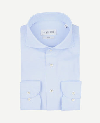 Shirt extra lange mouwen travel lichtblauw