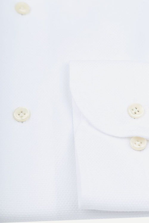 Profuomo shirt extra lange mouwen travel wit | Slim-fit