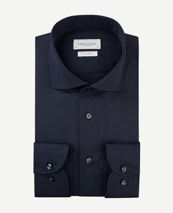 Profuomo shirt slim fit donkerblauw