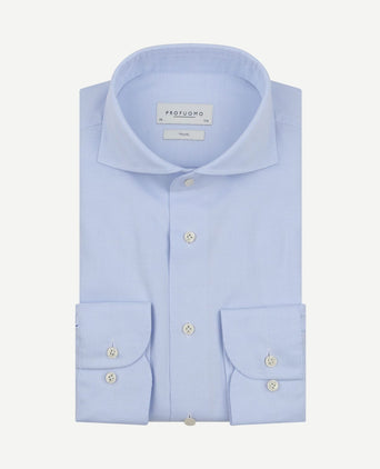 Shirt travel lichtblauw