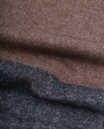 Sjaal lamswol grijs blauw bruin