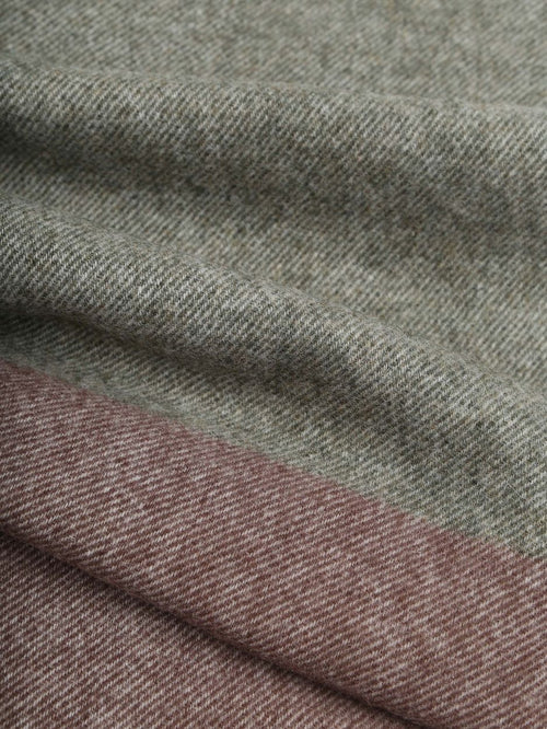 Sjaal lamswol grijs beige bruin