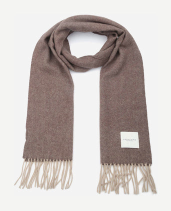 Sjaal lamswol brown