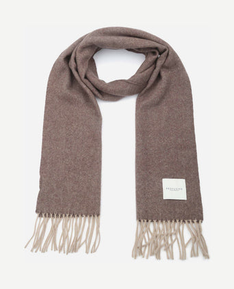 Sjaal lamswol brown
