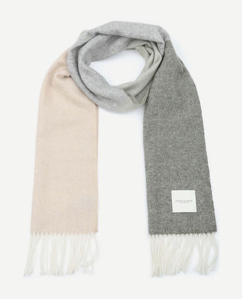 Sjaal lamswol groen beige