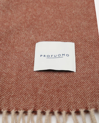 Profuomo sjaal lamswol mahogany